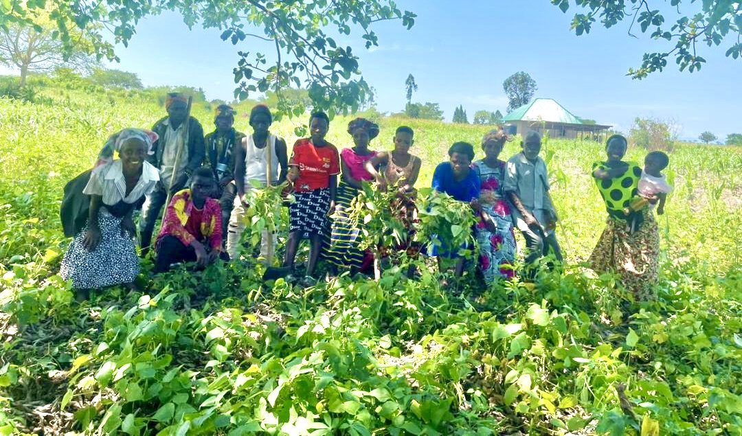 Batwa Families Farming